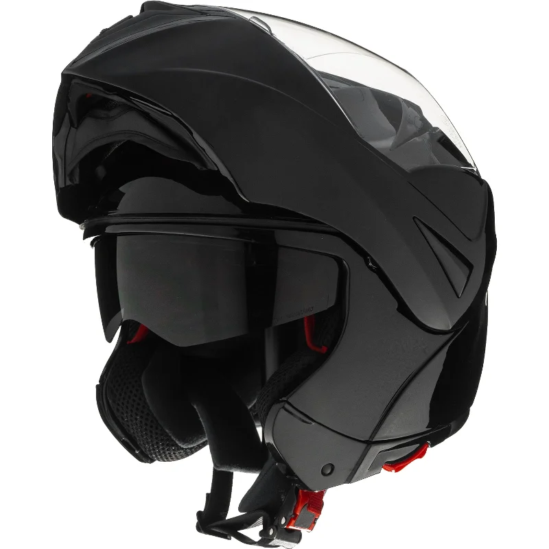 ILM Motorcycle Helmets Modular Dual Visor Flip-up Full Face Helmet Model 808