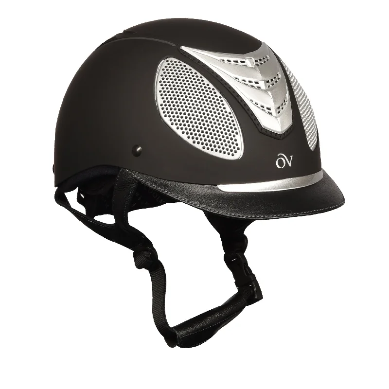 Jump Air Helmet - Black Matte/Silver Trim