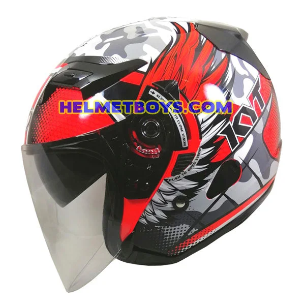 KYT Motorcycle Sunvisor Helmet ANDI GILANG 2019