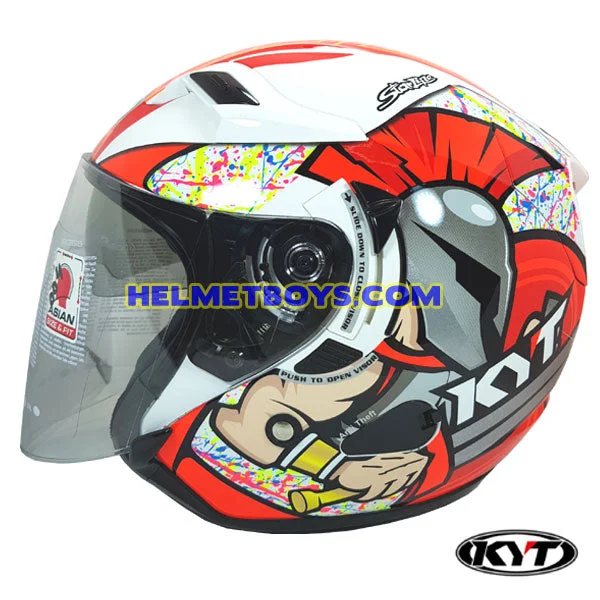 KYT Motorcycle Sunvisor Helmet SIMONE CORSI