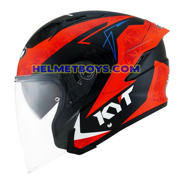 KYT NFJ Motorcycle Sunvisor Helmet AUGUSTOS FERNANDEZ