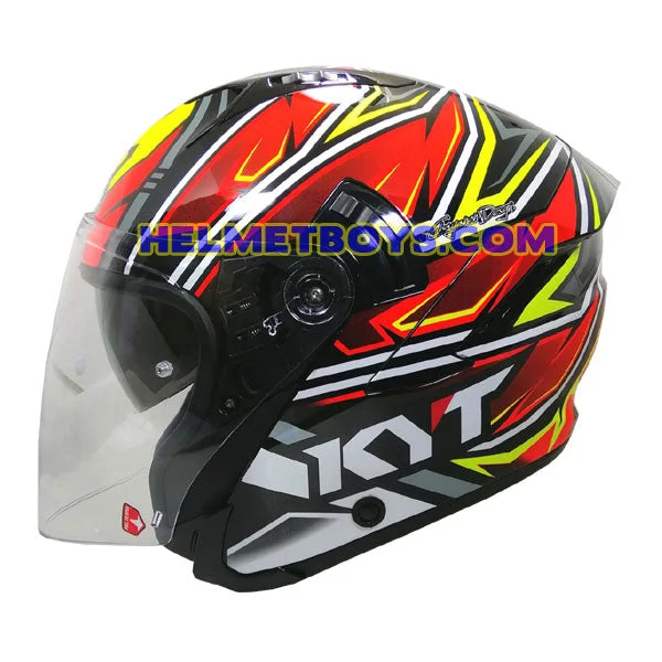 KYT NFJ Motorcycle Sunvisor Helmet FALCO