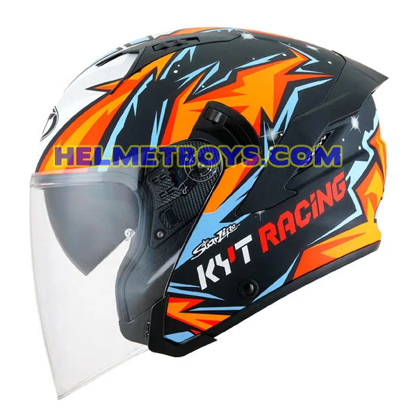 KYT NFJ Motorcycle Sunvisor Helmet JAUME MASIA 2021