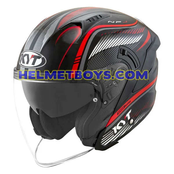 KYT NFJ Motorcycle Sunvisor Helmet RADAR