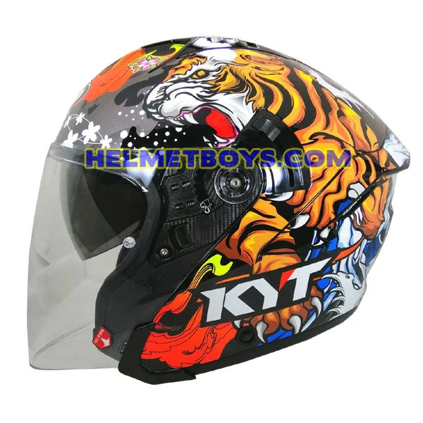 KYT NFJ Motorcycle Sunvisor Helmet TIAGRA