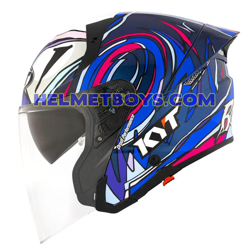 KYT TTR JET Motorcycle Sunvisor Helmet Enea Bastianini