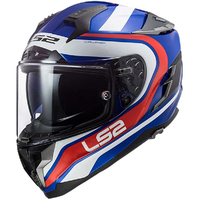 LS2 FF327 Challenger HPFC Full Face Helmet Fusion Blue / Red