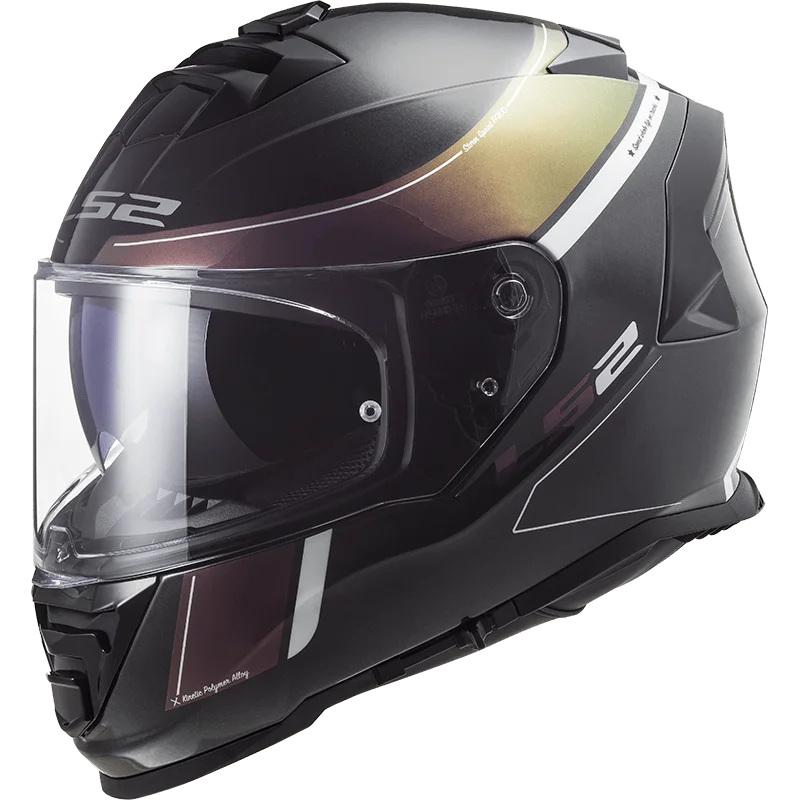 LS2 FF800 Velvet Gloss Black Rainbow Helmet