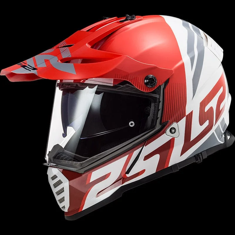 LS2 MX436 PIONEER EVO Evolve Matt Red White Helmet