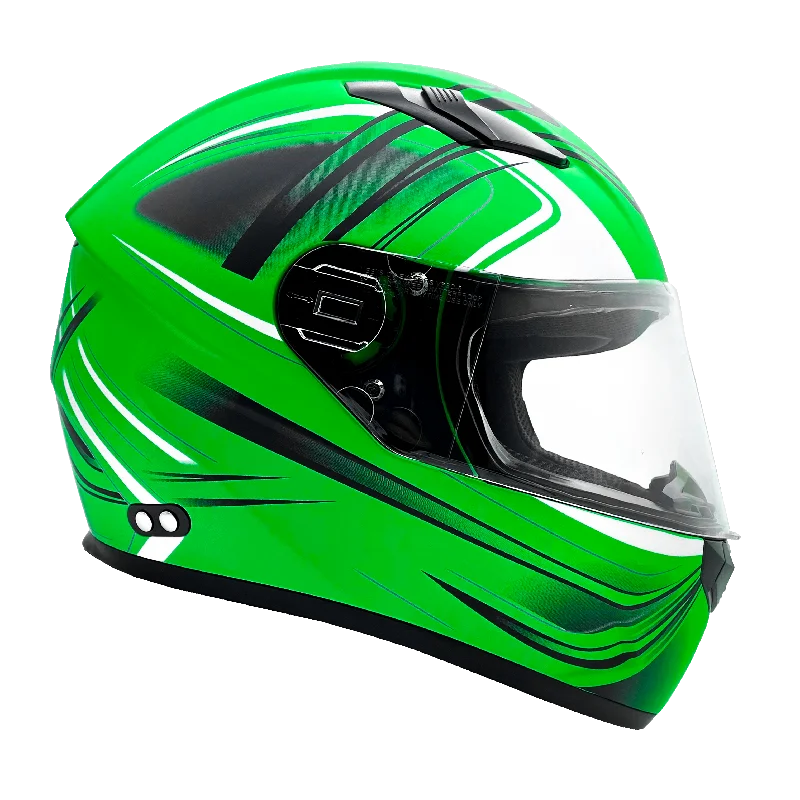 Adult Matte Green Full Face Helmet 3x 4x