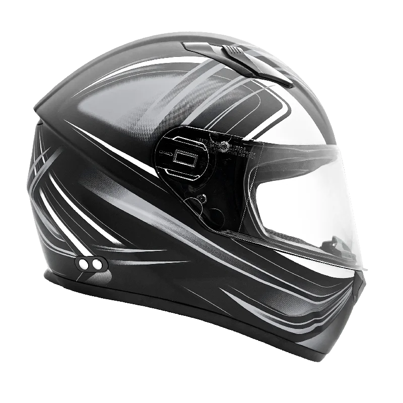 Adult Matte Gray Full Face Helmet 3x 4x