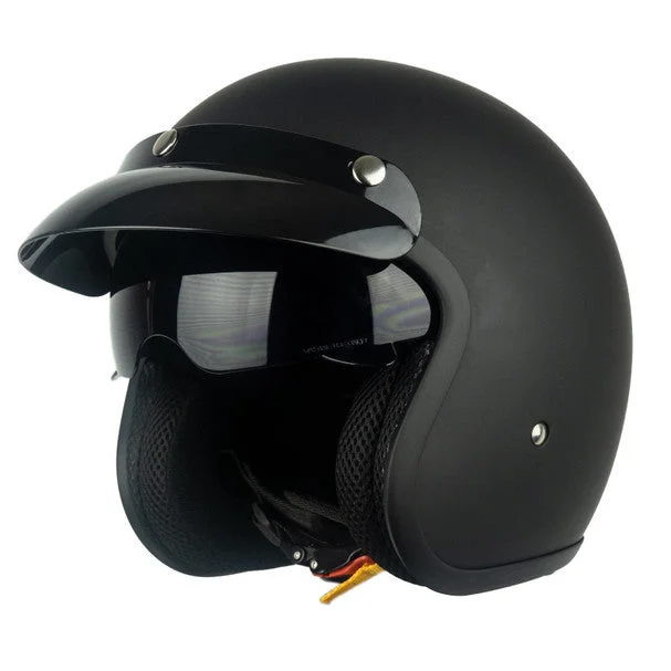 MIDA MV537 Open Face Motorcycle Helmet + FREE Peak