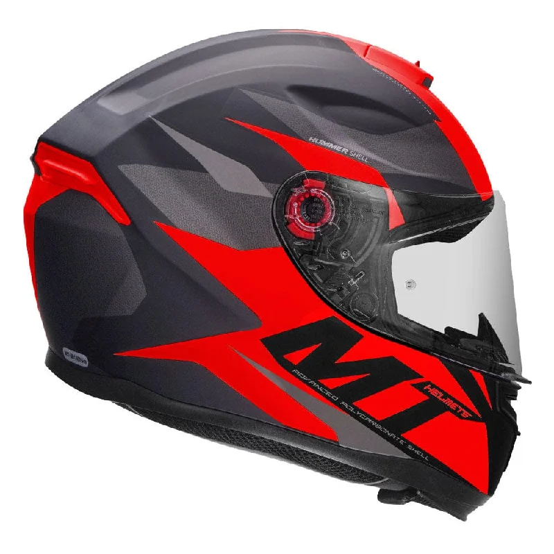 MT HUMMER BRAVE MATT RED HELMET