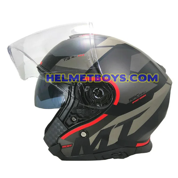 MT Motorcycle Sunvisor Helmet A5 THUNDER BOW