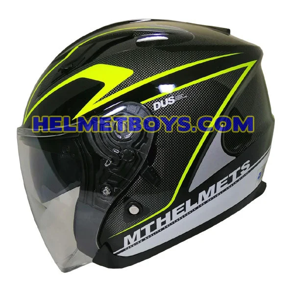 MT Motorcycle Sunvisor Helmet D3 YELLOW