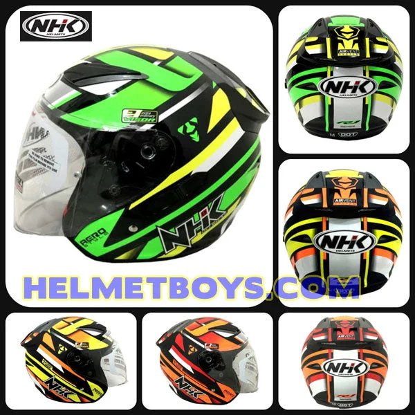 NHK Motorcycle Sunvisor Helmet AERO R1