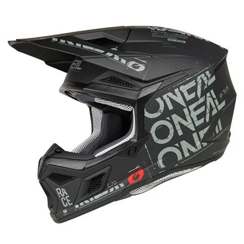 ONEAL 25 3SRS HELM STATIC V.25 - MATTE BLK/GRY