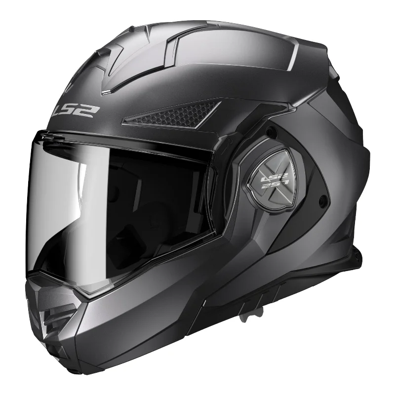 LS2 FF901 Advant X Solid Helmet - Matte Titanium 06