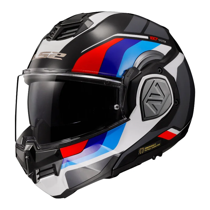 LS2 FF906 Advant Sport Helmet - Black / Blue / Red 06