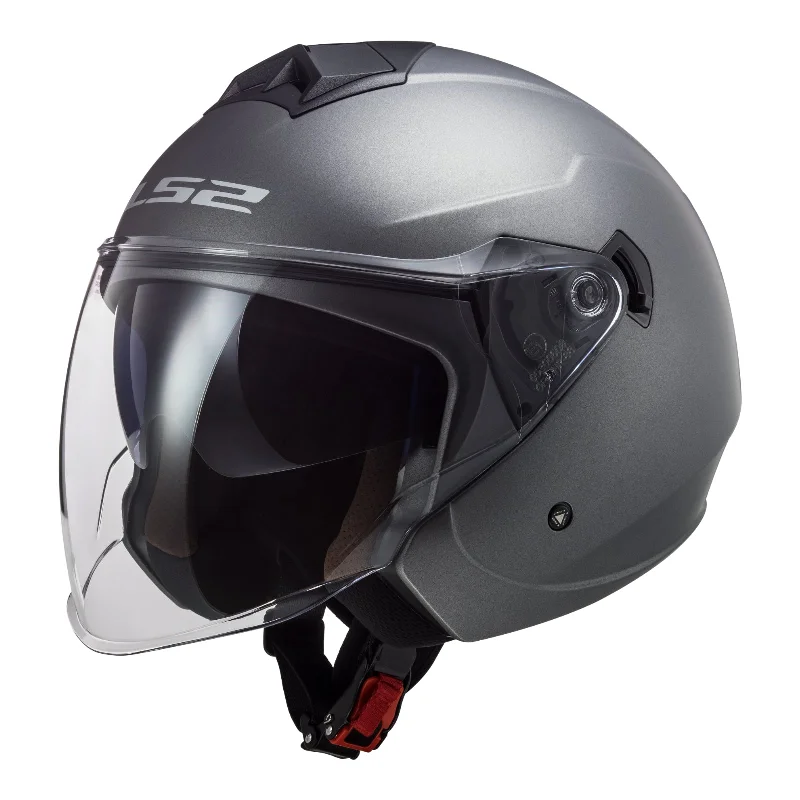 LS2 OF573 Twister II Single Mono Helmet - Matte Titanium