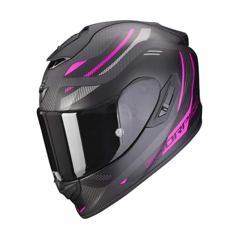 Scorpion EXO 1400 Evo Carbon Kydra Full Face Helmet Black / Pink