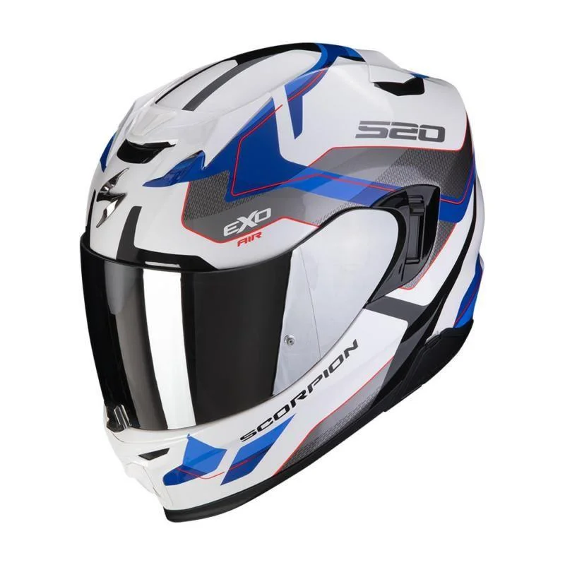 Scorpion EXO 520 Evo Air Elan Full Face Helmet White / Blue