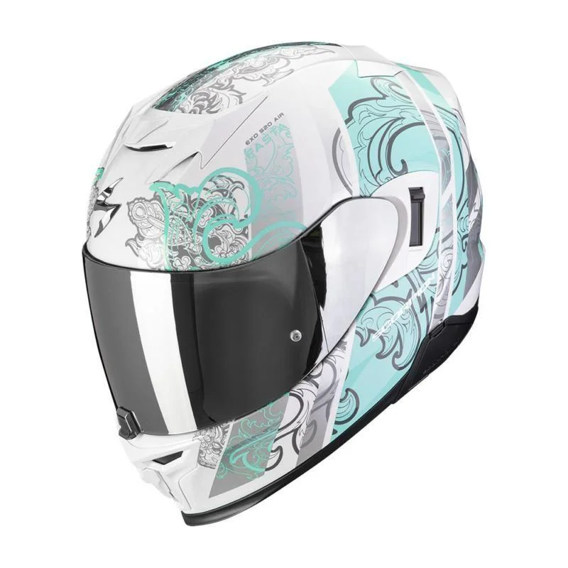 Scorpion EXO 520 Evo Air Fasta Full Face Helmet White / Blue