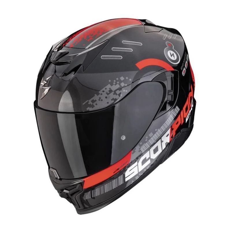 Scorpion EXO 520 Evo Air Titan Full Face Helmet Black / Red