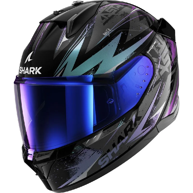 Shark D-Skwal 3 Full Face Helmet Blast R Black / Blue / Purple