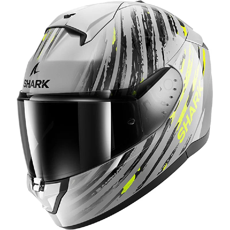 Shark Ridill 2 Full Face Helmet Assya Silver / Anthracite / Yellow