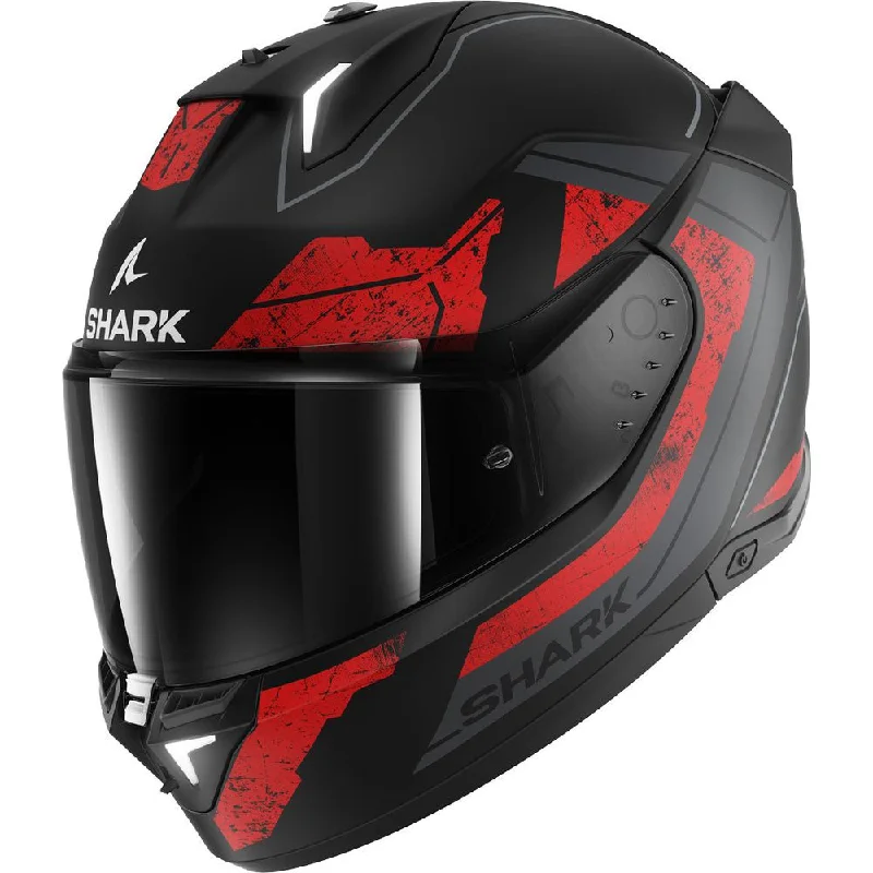 Shark Skwal i3 Full Face Helmet Rhad Matt Black / Chrome / Red