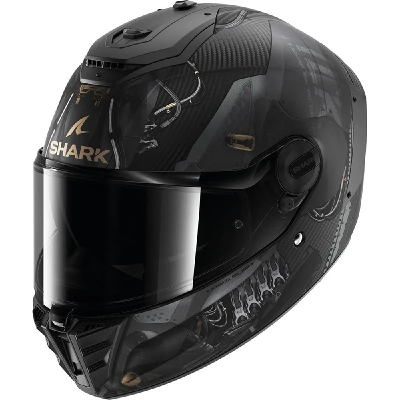 Shark Spartan RS Carbon Full Face Helmet Xbot Black / Anthracite / Gold