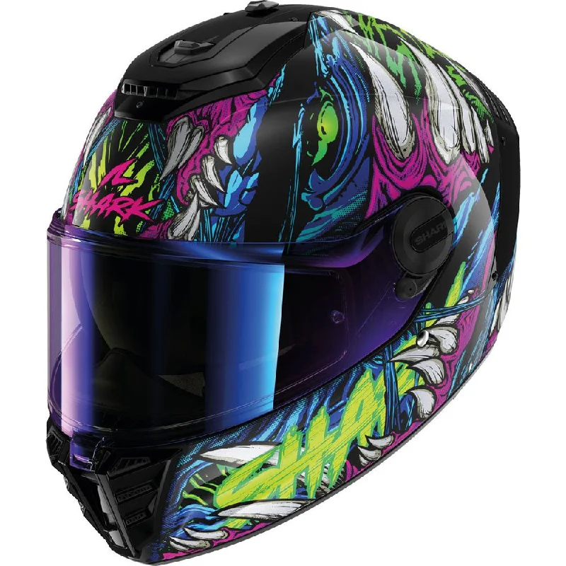 Shark Spartan RS Full Face Helmet Shaytan Black / Green / Violet