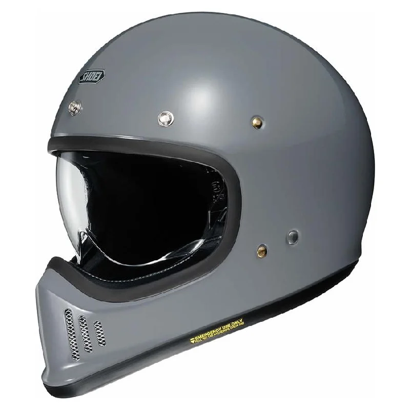 Shoei Ex-Zero Plain Full Face Helmet Basalt Grey