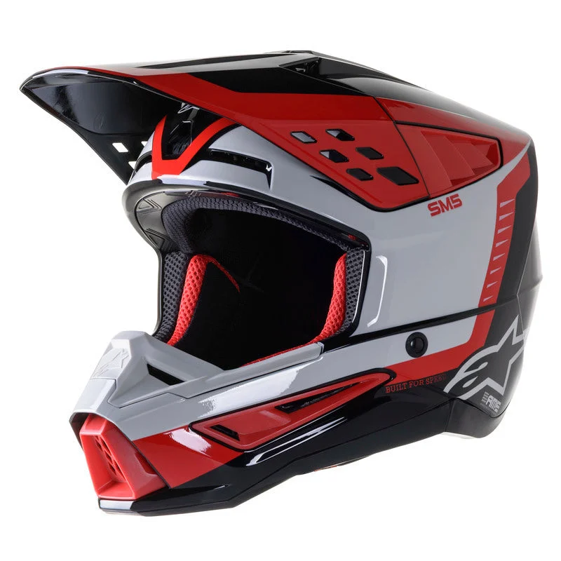 SM5 BEAM HELMET BLACK/GREY/RED