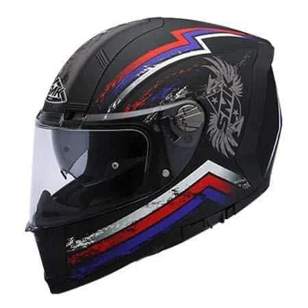 SMK Force Eagle MA235 Matt Black Blue Red