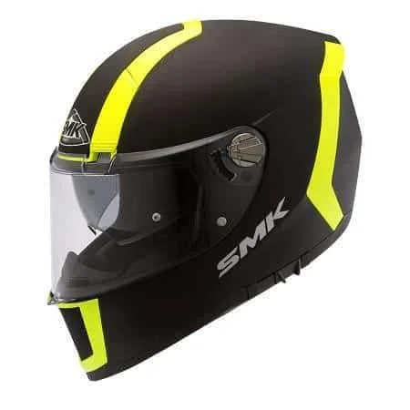 SMK Force Unicolour Matt Black Fluoroscent Yellow MA240