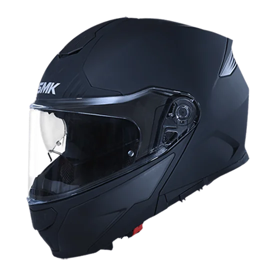 SMK Gullwing Matt Black Flip Up Helmet MA200