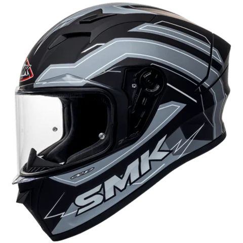 SMK Stellar Bolt Matt Black Grey White MA261 (Old MRP)