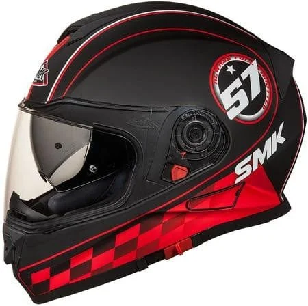 SMK Twister Blade Matt Black-Red MA 236