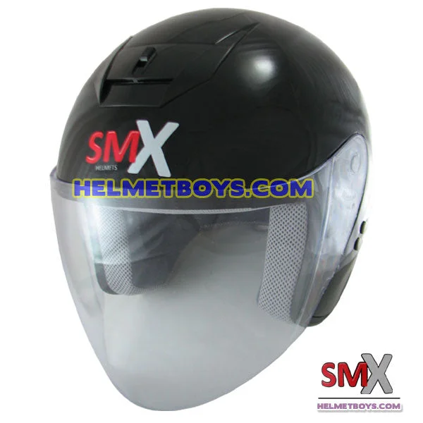 SMX Motorcycle Open Face Helmet