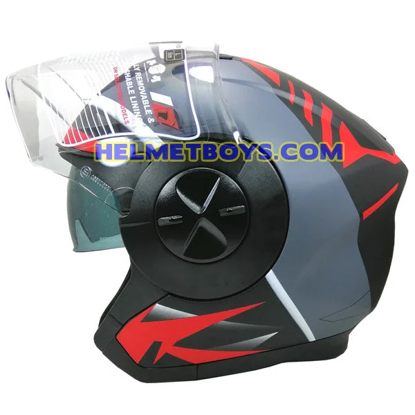 T735 TRAX Motorcycle Sunvisor Helmet