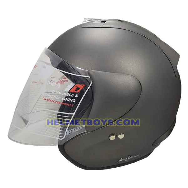 RACE ZR TRAX Motorcycle Open Face Helmet