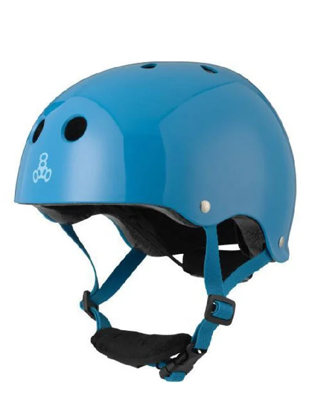 Triple 8 Lil 8 Cert Youth Helmet | Blue Gloss