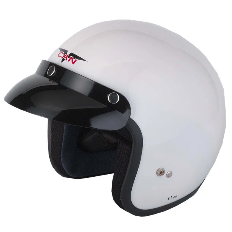 Vcan V500 Open Face Helmet - White