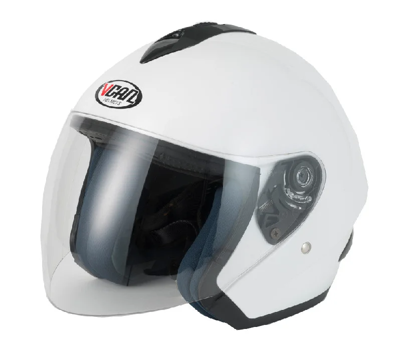 Vcan V510 Open Face Helmet - White